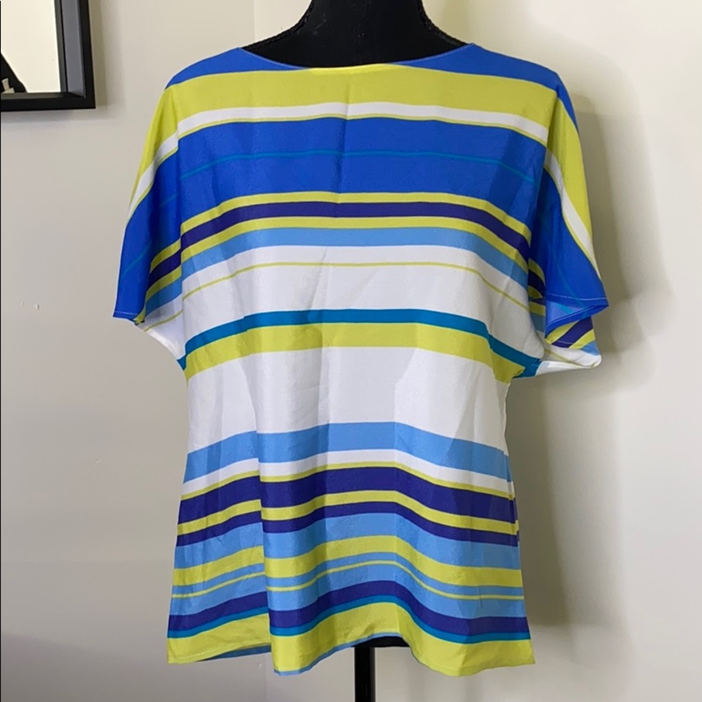 LOFT Stripe Blouse 090